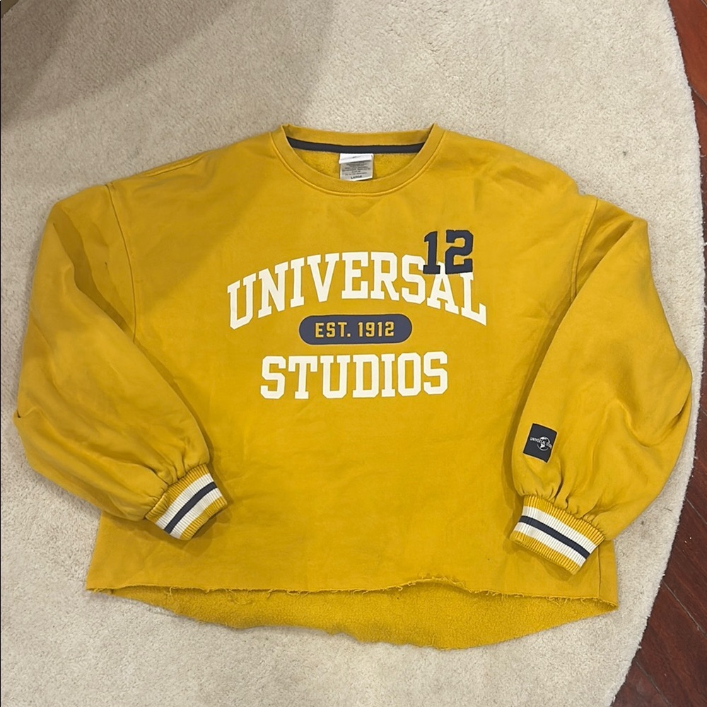 Universal Studios Yellow Sweatshirt
